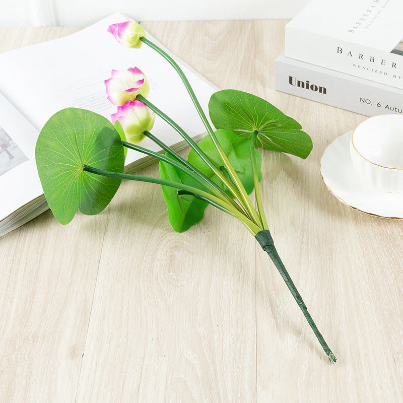 Tiges de lotus en vrac de 18 pouces pour les arrangements de fête, de bureau à domicile en gros