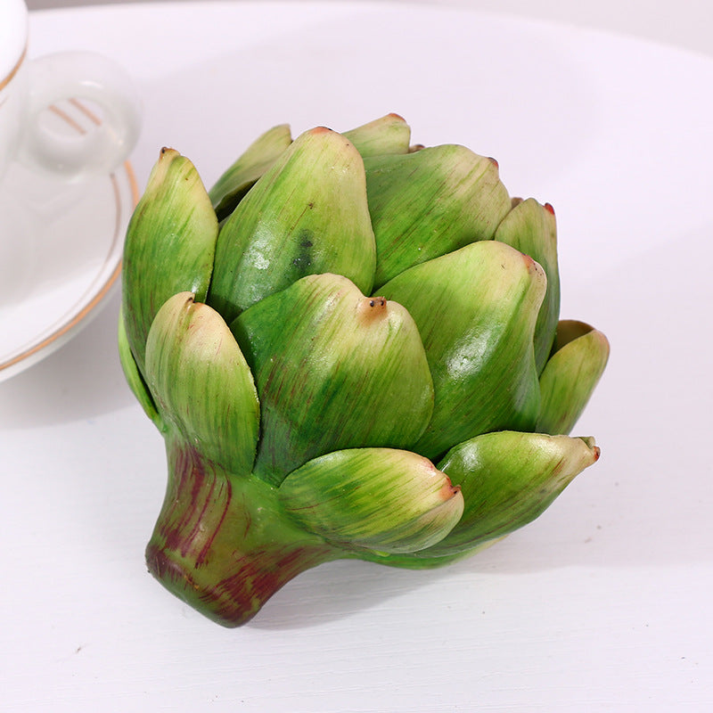 Bulk 3 Colors Large Artificial Artichokes Real Touch Vegetables Artificial Centerpiece Wholesale