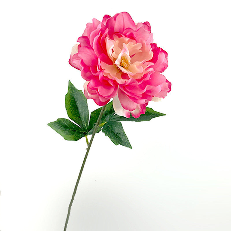 Pivoine artificielle en gros, 23,6 pouces, longues tiges, fleurs en soie, vente en gros