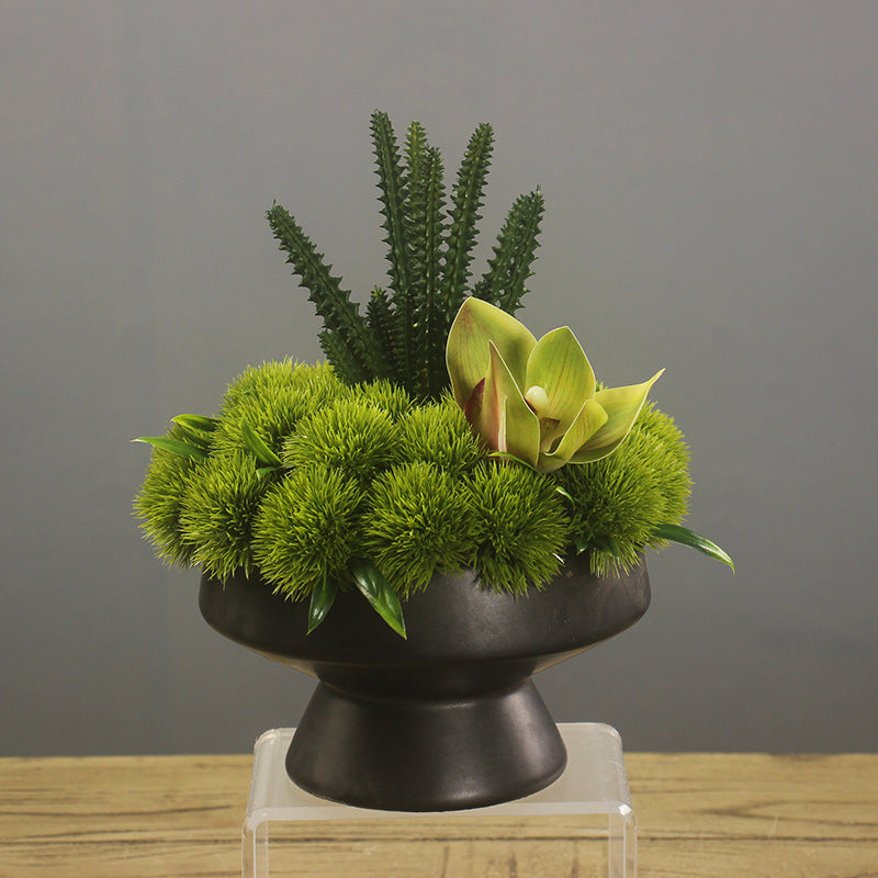 Bulk Artificial Greenery Floral Arrangement with Vase for Guest Rooms, Suites & Bathroom Wholesale