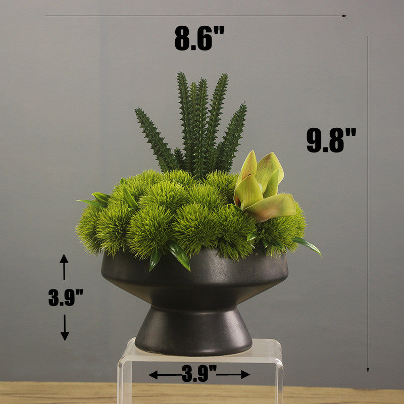 Bulk Artificial Greenery Floral Arrangement with Vase for Guest Rooms, Suites & Bathroom Wholesale