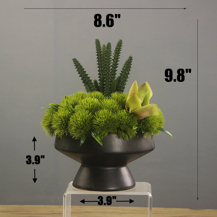 Bulk Artificial Greenery Floral Arrangement with Vase for Guest Rooms, Suites & Bathroom Wholesale