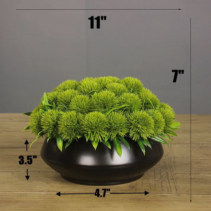 Bulk Artificial Greenery Floral Arrangement with Vase for Guest Rooms, Suites & Bathroom Wholesale