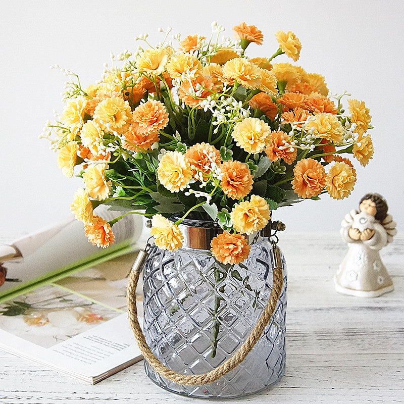 Bulk 11" Lilac Bush Bouquet Autumn Silk Flowers Arrangement Fall Decoration Wholesale