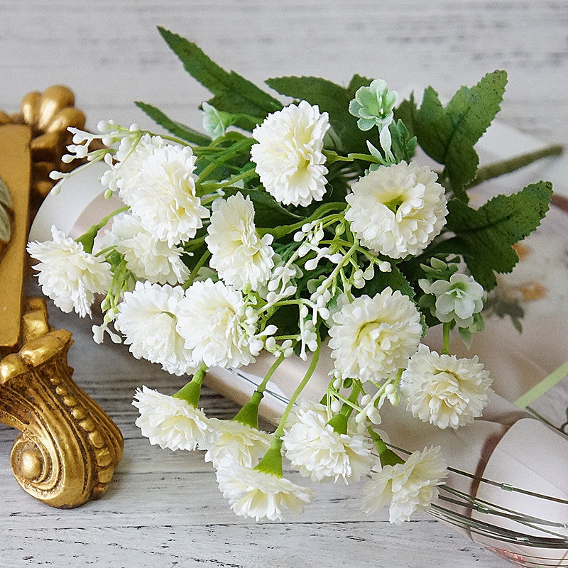 Bulk 11" Lilac Bush Bouquet Autumn Silk Flowers Arrangement Fall Decoration Wholesale