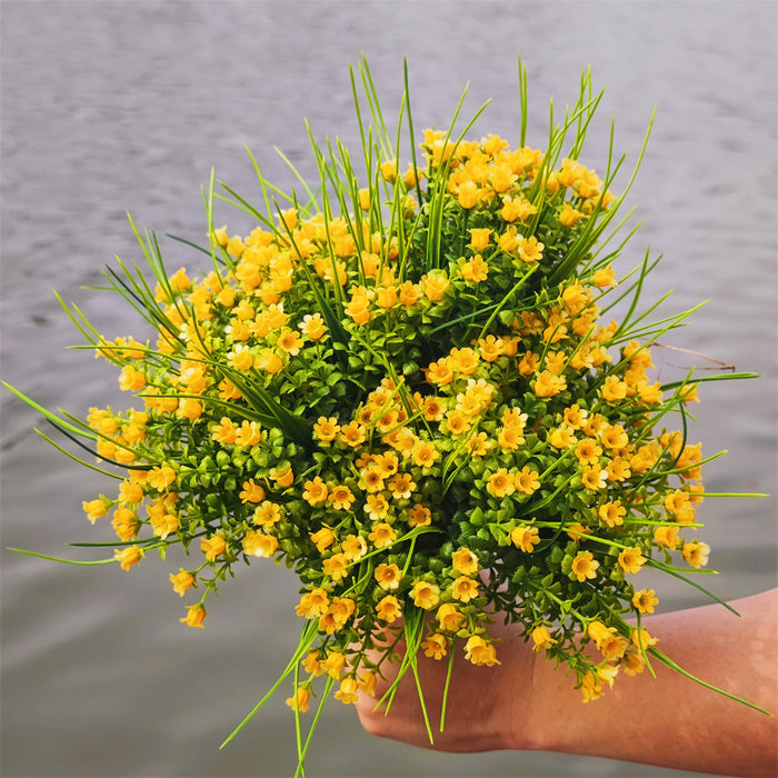 Bulk 8Pcs Exclusive Lily of The Valley Bush Flowers for Outdoors Artificial Plants Wholesale