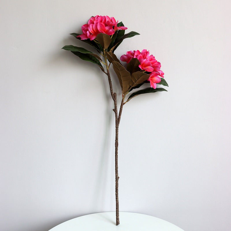 Fleurs de fête tropicales en vrac sur la plage Tiges de frangipanier Branches de pulvérisation Luau Real Touch Vente en gros