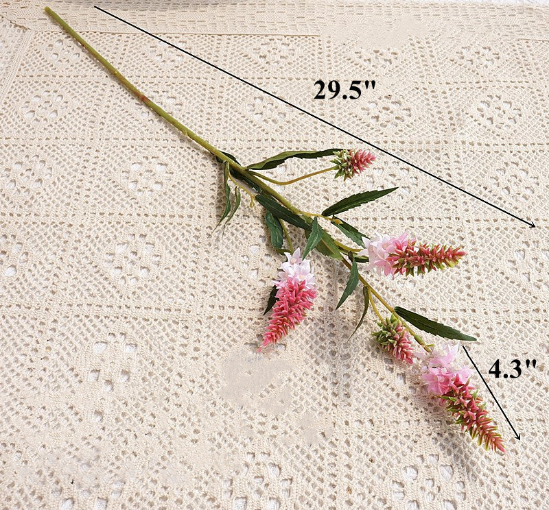 Bulk 29.5" Lupin Stems Spray Branches Faux Plastic Flowers Arrangements Wholesale