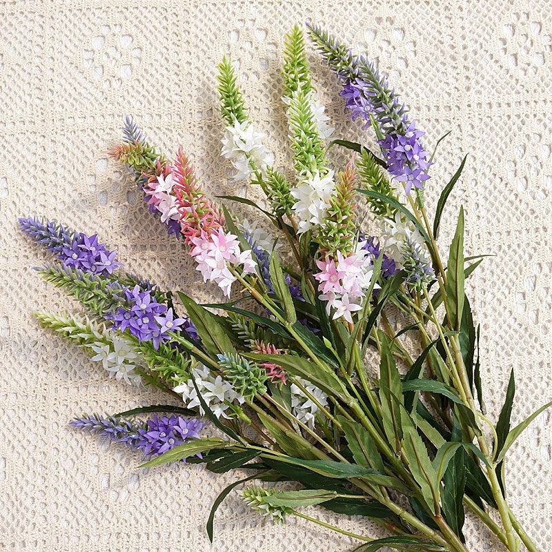 Bulk 29.5" Lupin Stems Spray Branches Faux Plastic Flowers Arrangements Wholesale