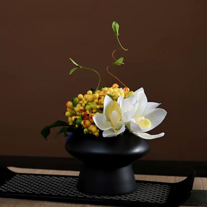 Bulk 9.8" Luxury Classic Flower Bouquet - Ceramic Vase for Restaurant & Bar Wholesale