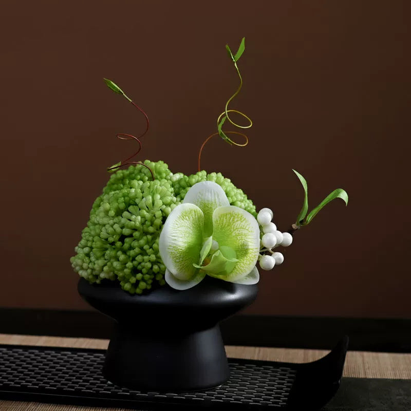 Bulk 9.8" Luxury Classic Flower Bouquet - Ceramic Vase for Restaurant & Bar Wholesale