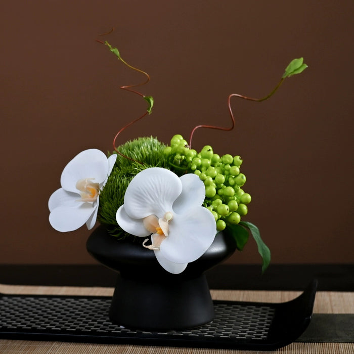 Bulk 9.8" Luxury Classic Flower Bouquet - Ceramic Vase for Restaurant & Bar Wholesale