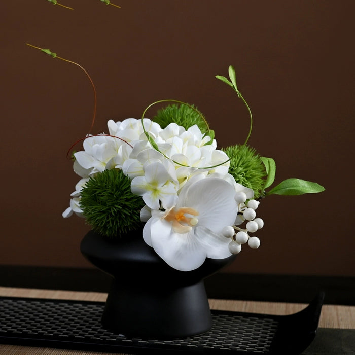 Bulk 9.8" Luxury Classic Flower Bouquet - Ceramic Vase for Restaurant & Bar Wholesale