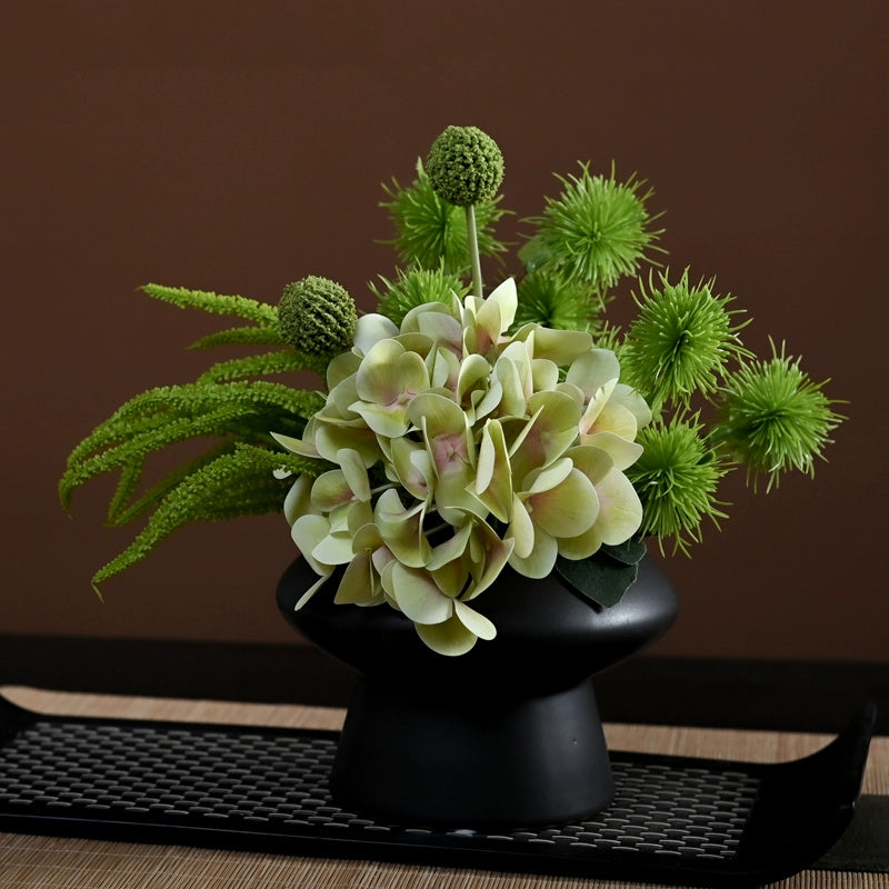 Bulk 9.8" Luxury Classic Flower Bouquet - Ceramic Vase for Restaurant & Bar Wholesale