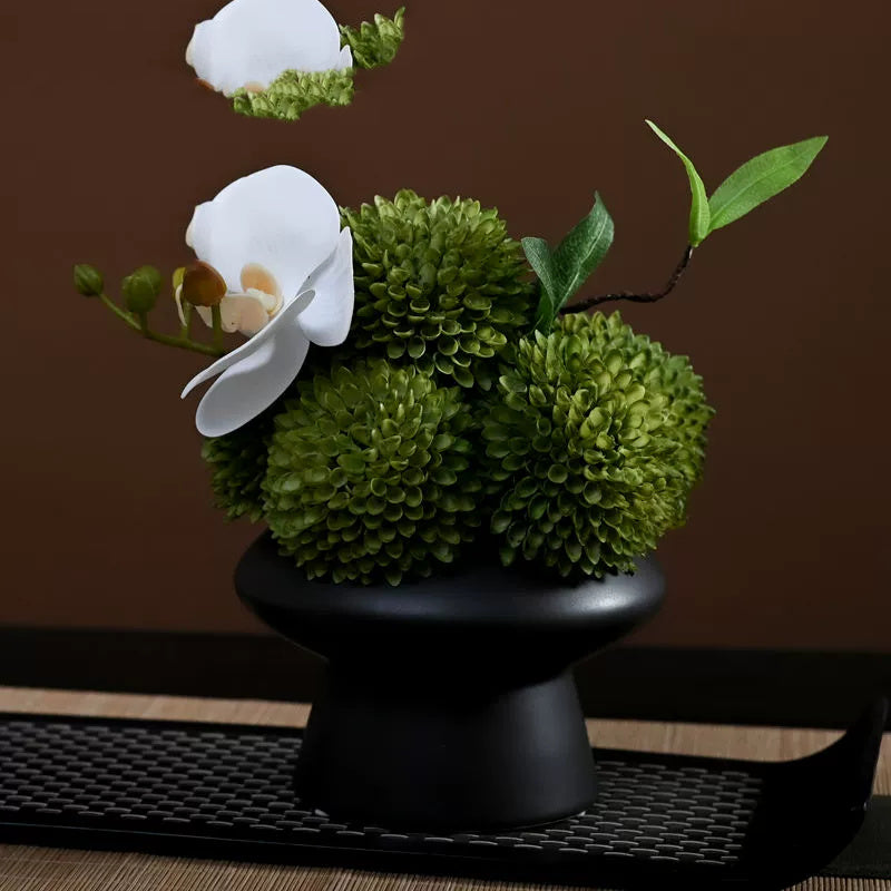 Bulk 9.8" Luxury Classic Flower Bouquet - Ceramic Vase for Restaurant & Bar Wholesale