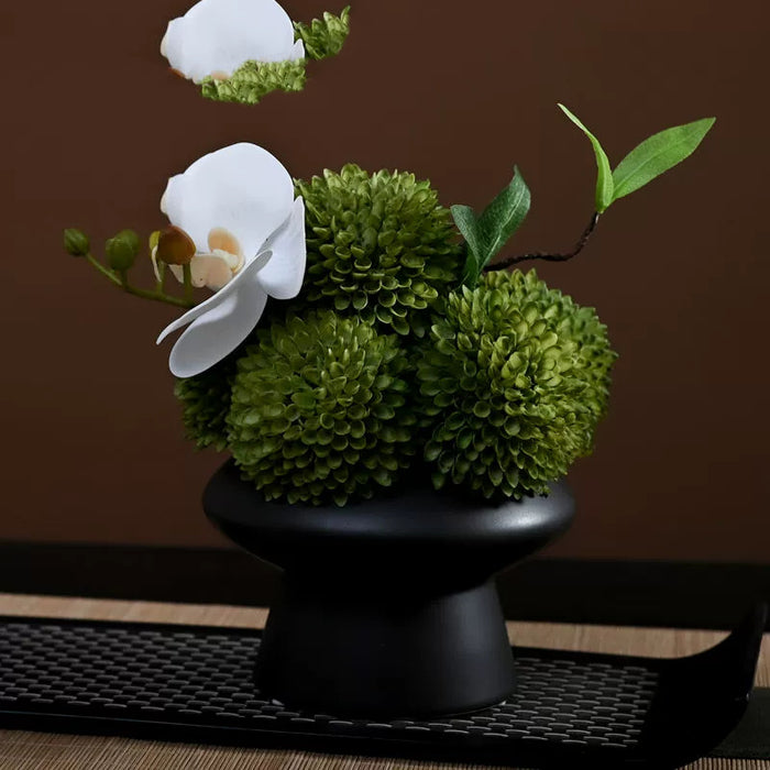 Bulk 9.8" Luxury Classic Flower Bouquet - Ceramic Vase for Restaurant & Bar Wholesale