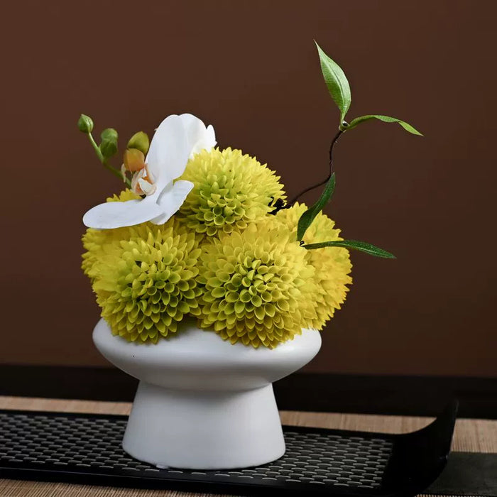 Bulk 9.8" Luxury Classic Flower Bouquet - Ceramic Vase for Restaurant & Bar Wholesale