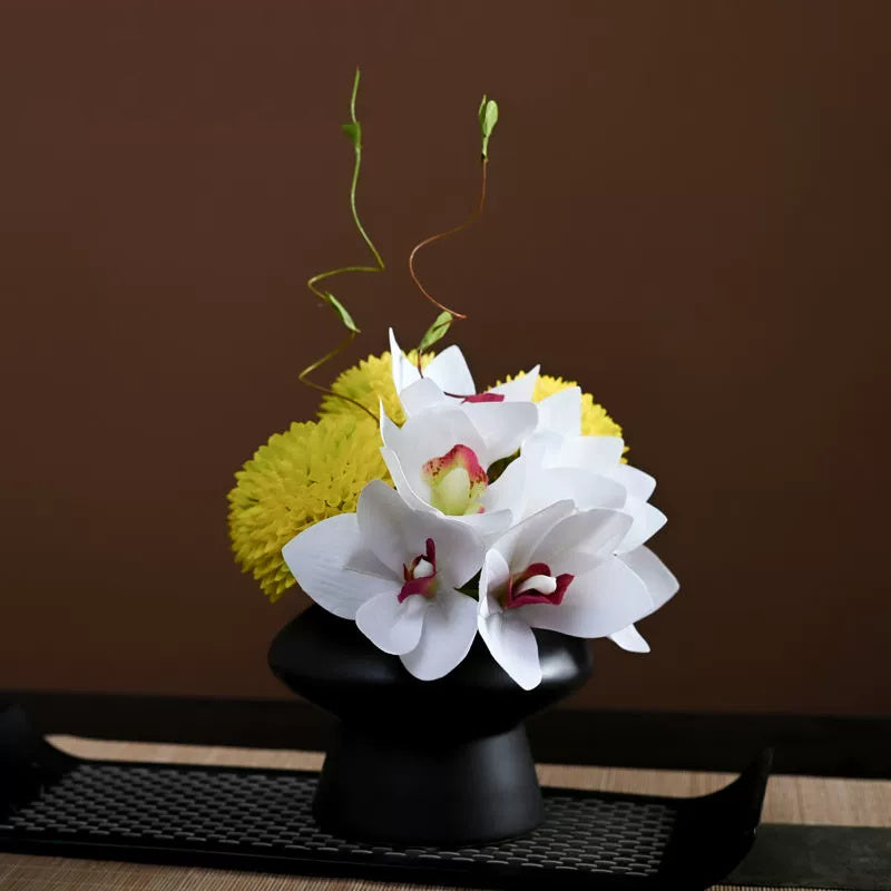 Bulk 9.8" Luxury Classic Flower Bouquet - Ceramic Vase for Restaurant & Bar Wholesale