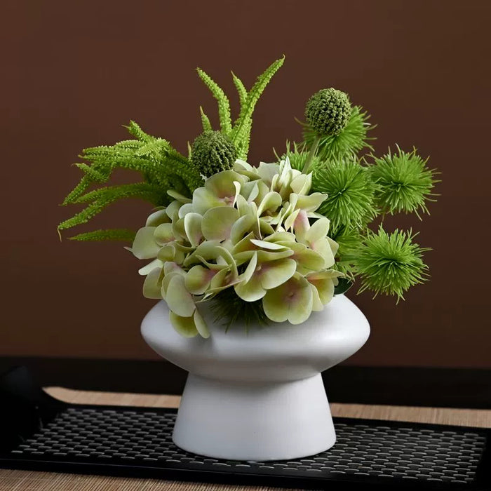 Bulk 9.8" Luxury Classic Flower Bouquet - Ceramic Vase for Restaurant & Bar Wholesale