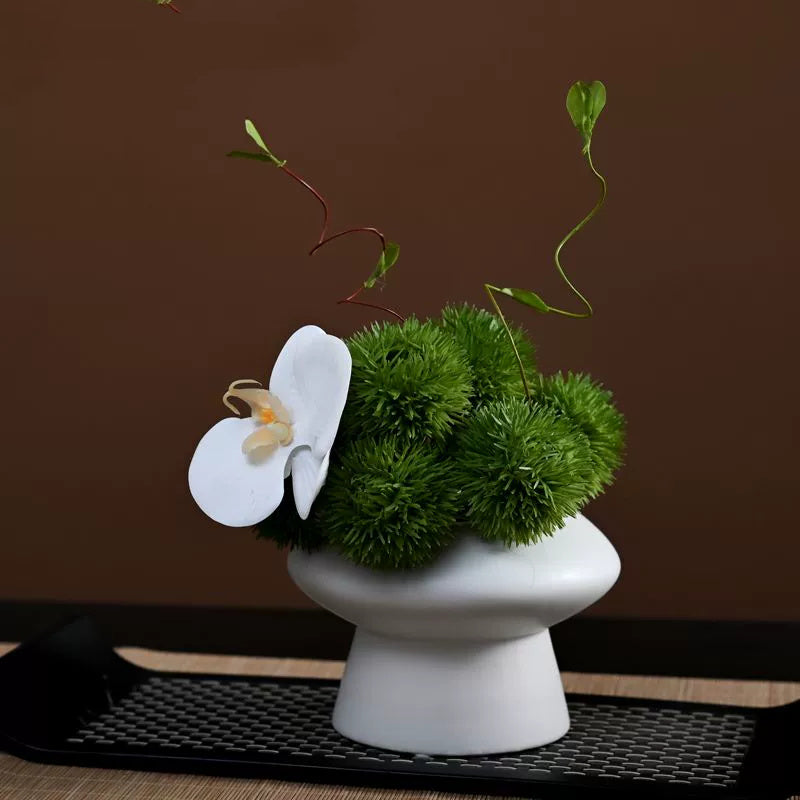 Bulk 9.8" Luxury Classic Flower Bouquet - Ceramic Vase for Restaurant & Bar Wholesale