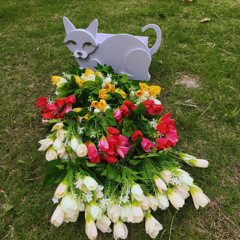 Bulk 8pcs Magnolia Bud Bush Outdoor Magnolia Spring Flowers UV Resistant Wholesale