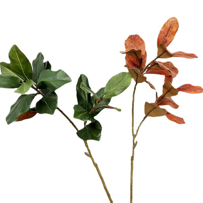 Bulk 43" Extra Large Magnolia Branch Leaf Real Touch Tallo largo para jarrones altos al por mayor 