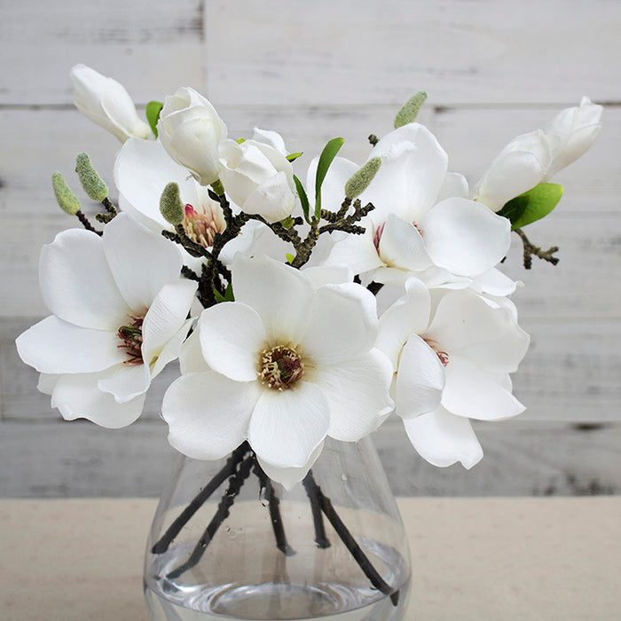 Bulk 14.5" Magnolia Stem Faux Spring Flowers Wholesale