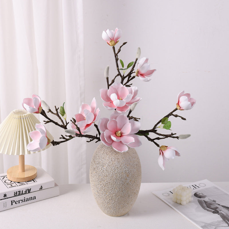 Bulk 27.5 inches Tall Magnolia Spray Stem Real Touch Flowers Artificial Wholesale