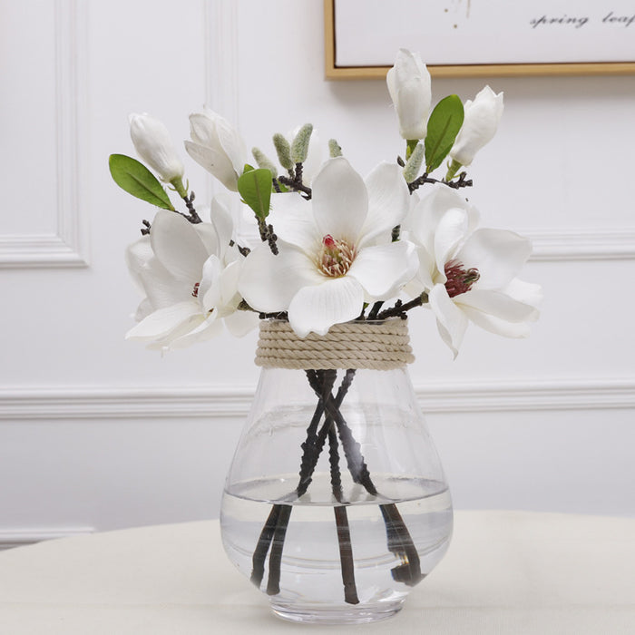 Bulk 14.5" Magnolia Stem Faux Spring Flowers Wholesale