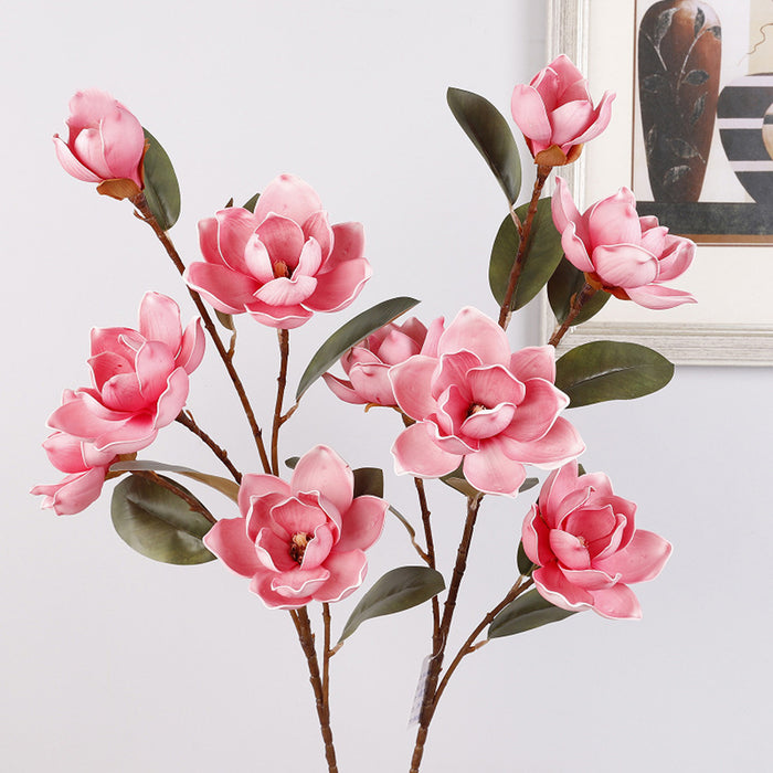 Bulk 38" Tall Magnolia Branch Stems Faux Spring Flowers Wholesale