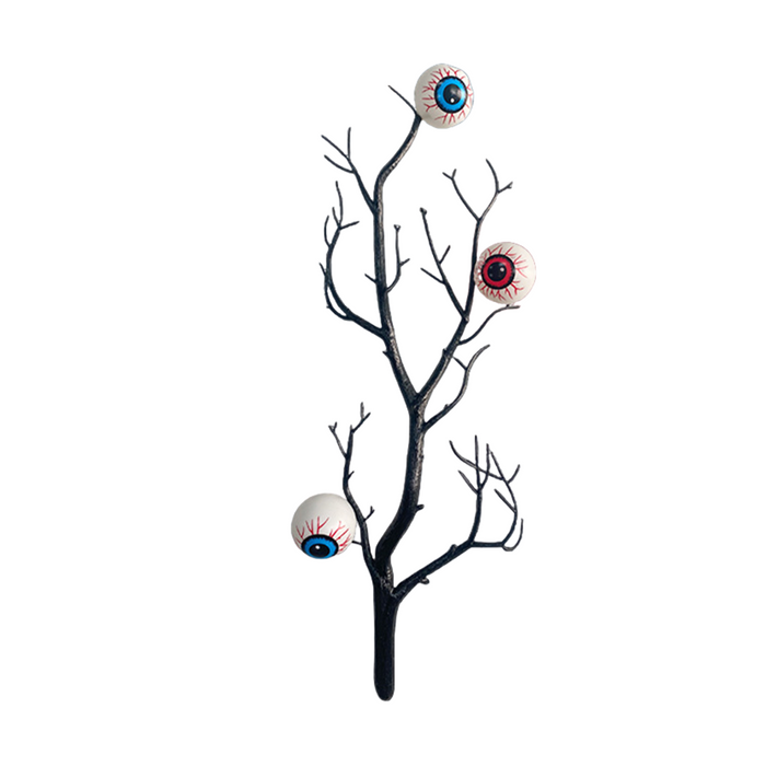 Bulk 5pcs Halloween Manzanita Stems Branches with Eyeballs Wholesale