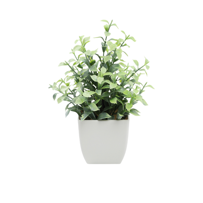 Bulk Mini Plants Artificial Potted Eucalyptus Plants for Home Office Farmhouse Bathroom Table Shelf Decor Indoor