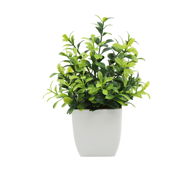 Bulk Mini Plants Artificial Potted Eucalyptus Plants for Home Office Farmhouse Bathroom Table Shelf Decor Indoor