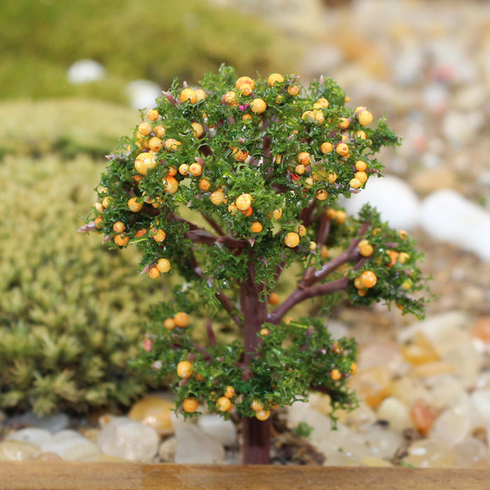 Bulk 2pcs 2.7inch Miniature Fairy Garden Tree Plant Ornaments Micro Landscape DIY Crafts Wholesale