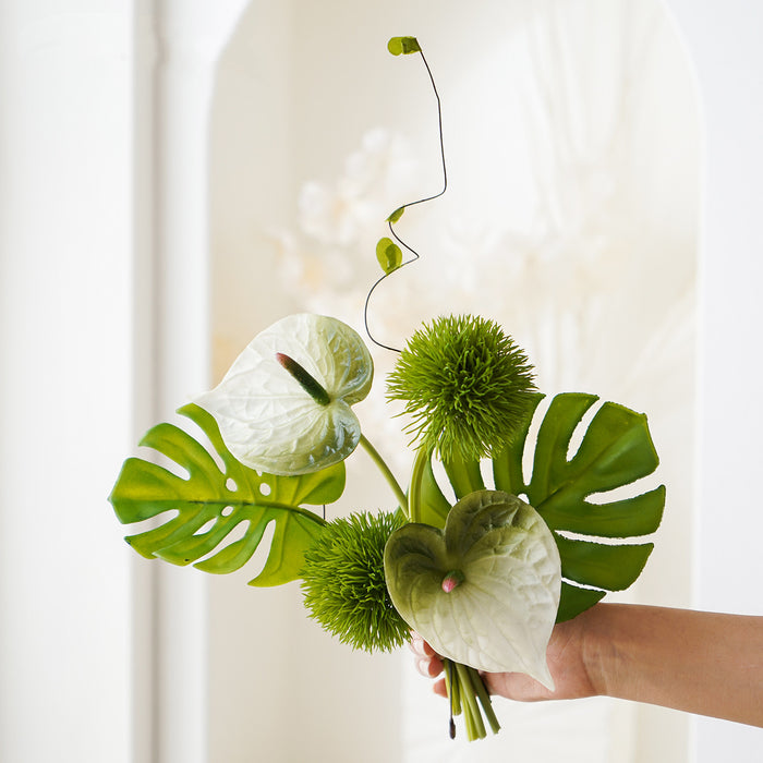 Bulk 16" Minimalist Artificial Flower Bouquet for Home Wedding Decor Wholesale