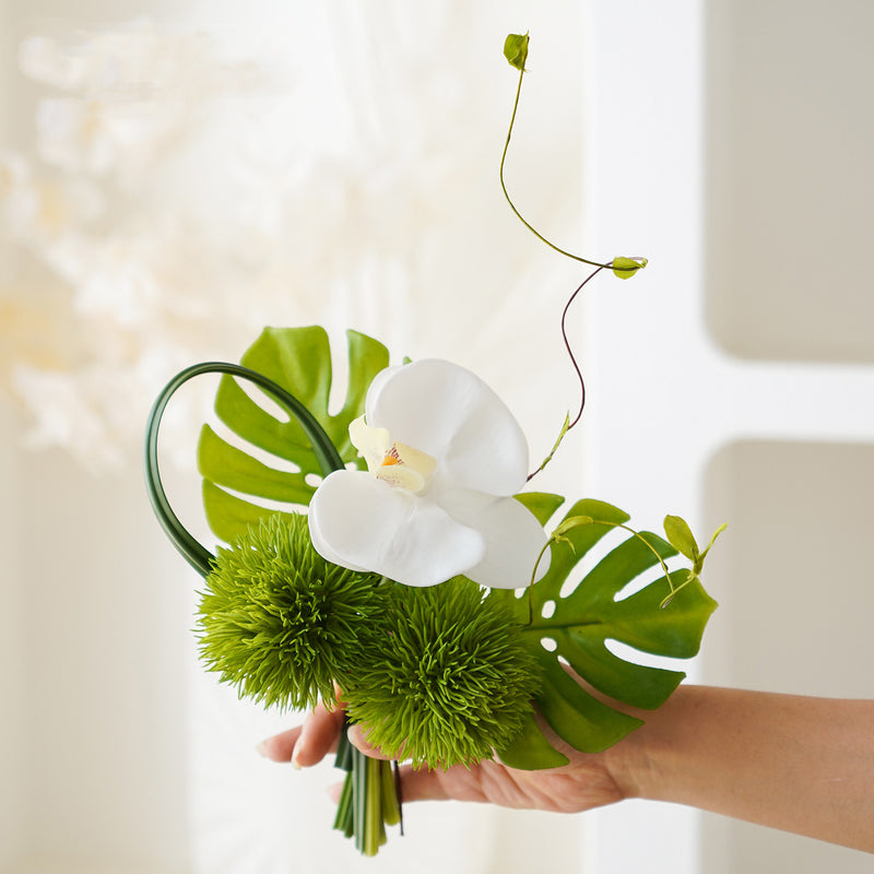 Bulk 16" Minimalist Artificial Flower Bouquet for Home Wedding Decor Wholesale