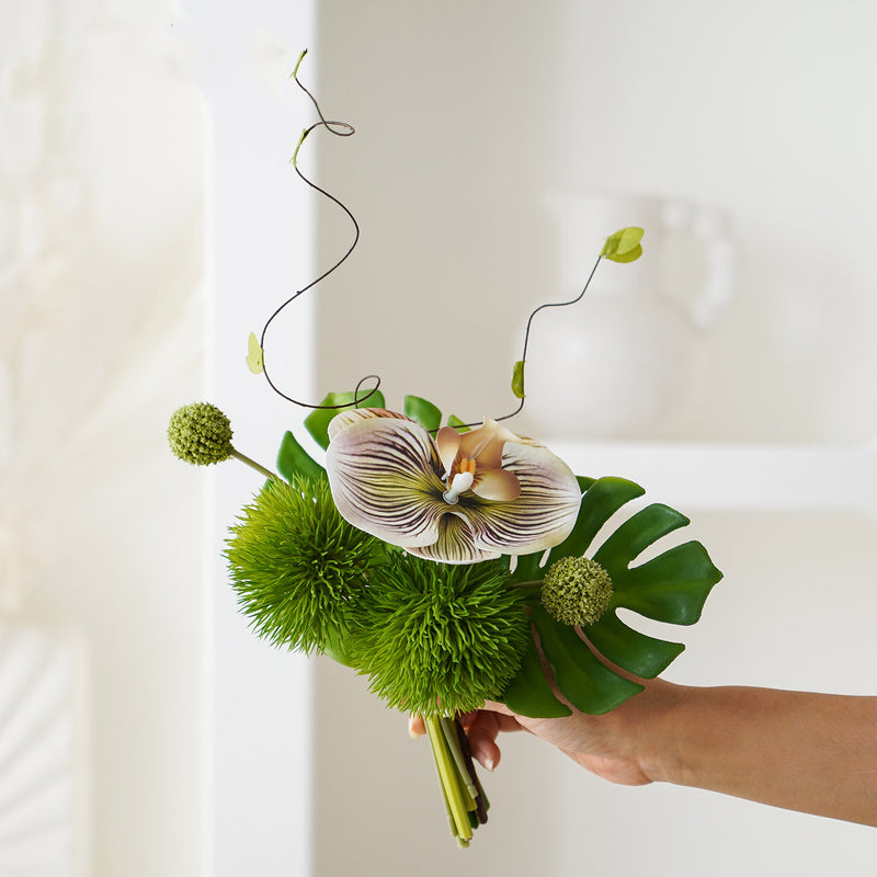Bulk 16" Minimalist Artificial Flower Bouquet for Home Wedding Decor Wholesale