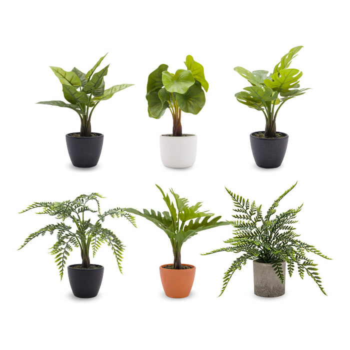 Bulk 12" Artificial Potted Plant Tropical Potted Plants Indoor Wholesale