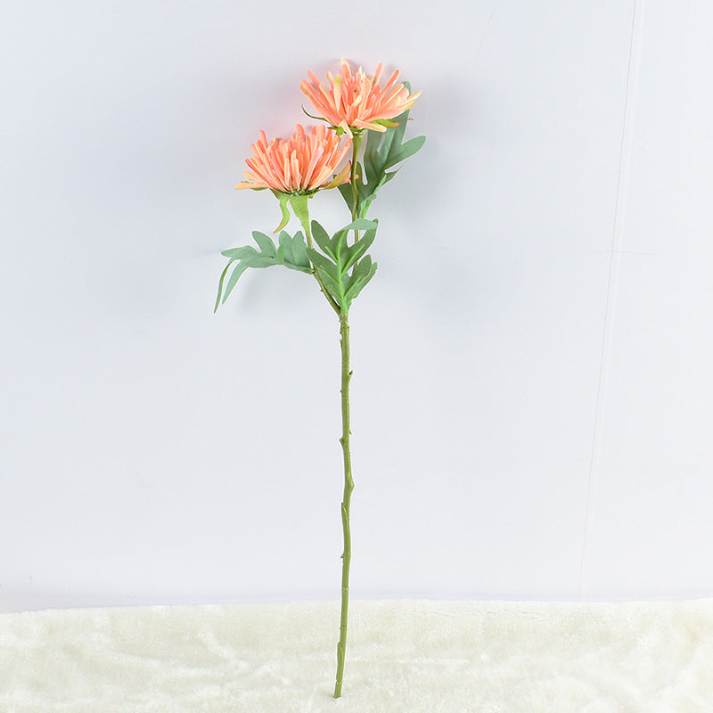 Bulk 18" Fall Flower Dahlia Stems Spray Silk Floral Arrangement Home Decorations Wholesale