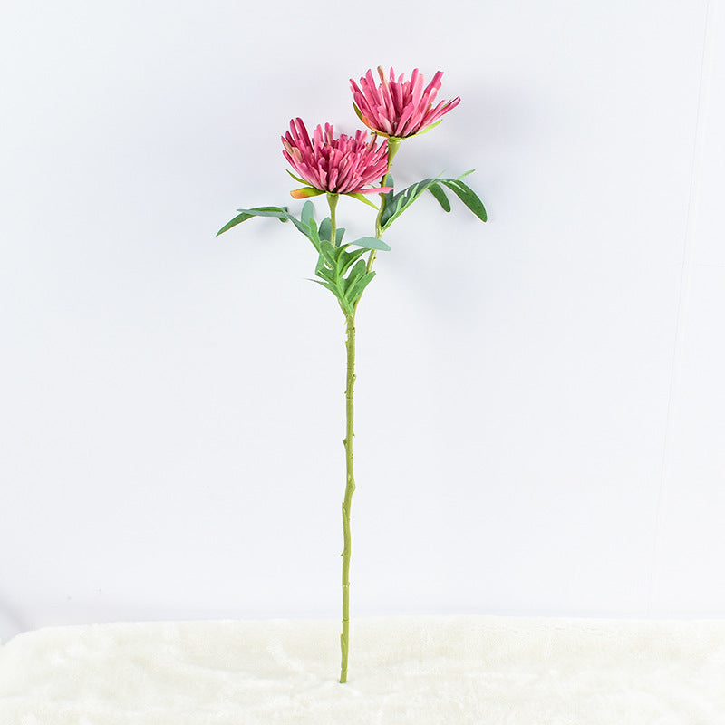 Bulk 18" Fall Flower Dahlia Stems Spray Silk Floral Arrangement Home Decorations Wholesale