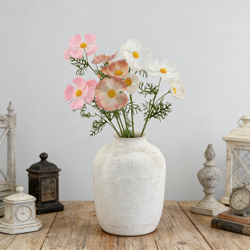 Bulk 2pcs New & Improved Artificial Poppy Stems – Realistic Silk Flowers for Vase Arrangements Wholesale