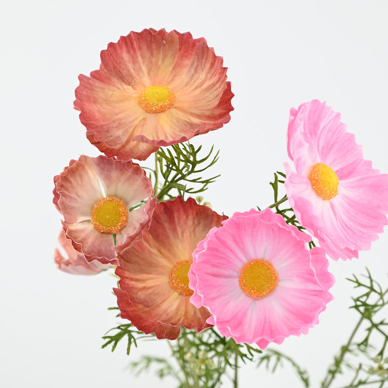 Bulk 2pcs New & Improved Artificial Poppy Stems – Realistic Silk Flowers for Vase Arrangements Wholesale