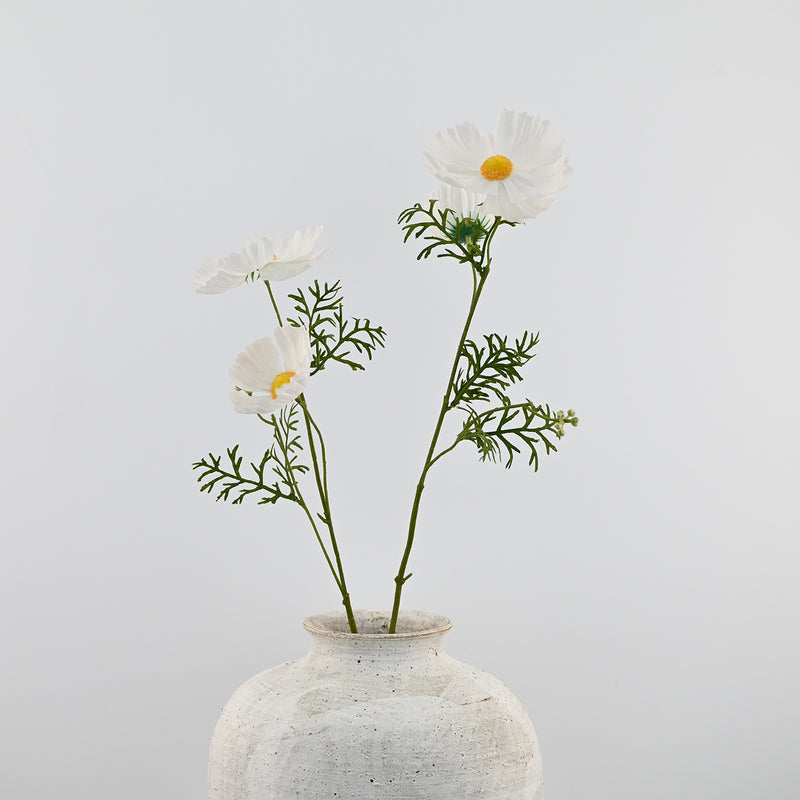 Bulk 2pcs New & Improved Artificial Poppy Stems – Realistic Silk Flowers for Vase Arrangements Wholesale