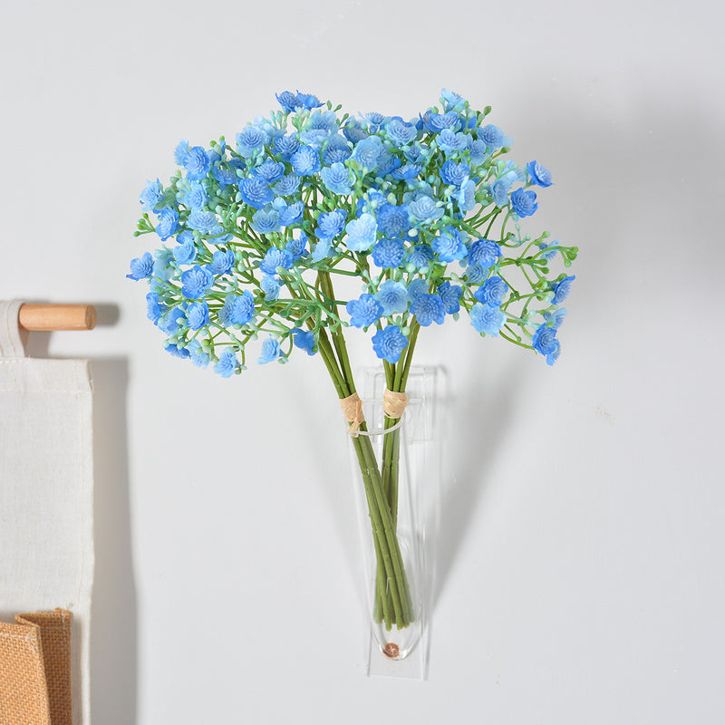 Artificial Baby's Breath Bouquet, 12" Hand-Tied Faux Gypsophila Bundle for Weddings, Home Decor & Floral Arrangements
