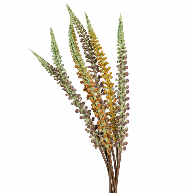 Artificial Foxtail Grass Single Stem, Faux Horsetail Greenery Plastic Stem, Wedding, Vase & Home Decor