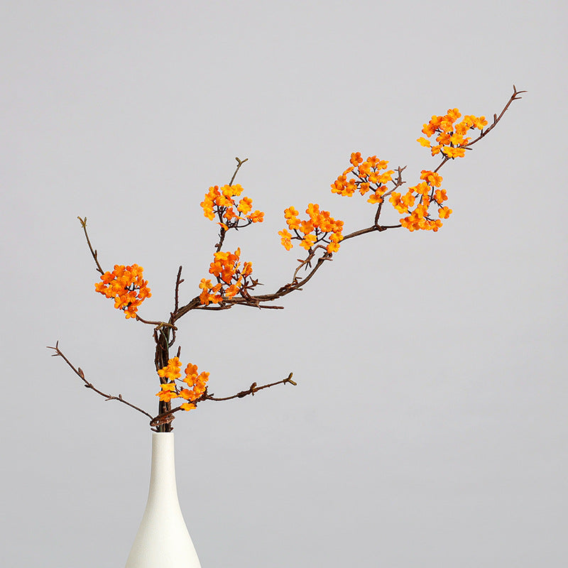 Artificial Cherry Blossom Branch, 34" Tall, Bendable Stems for Home Decor, Wedding, and Commercial Use