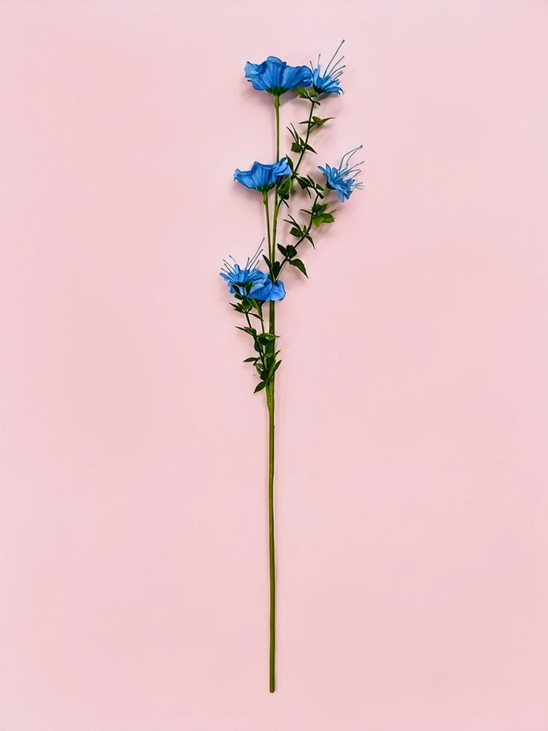 Artificial Cosmos Flowers, 28" Tall Silk-Like Faux Blooms for Wedding Centerpieces, Home Decor