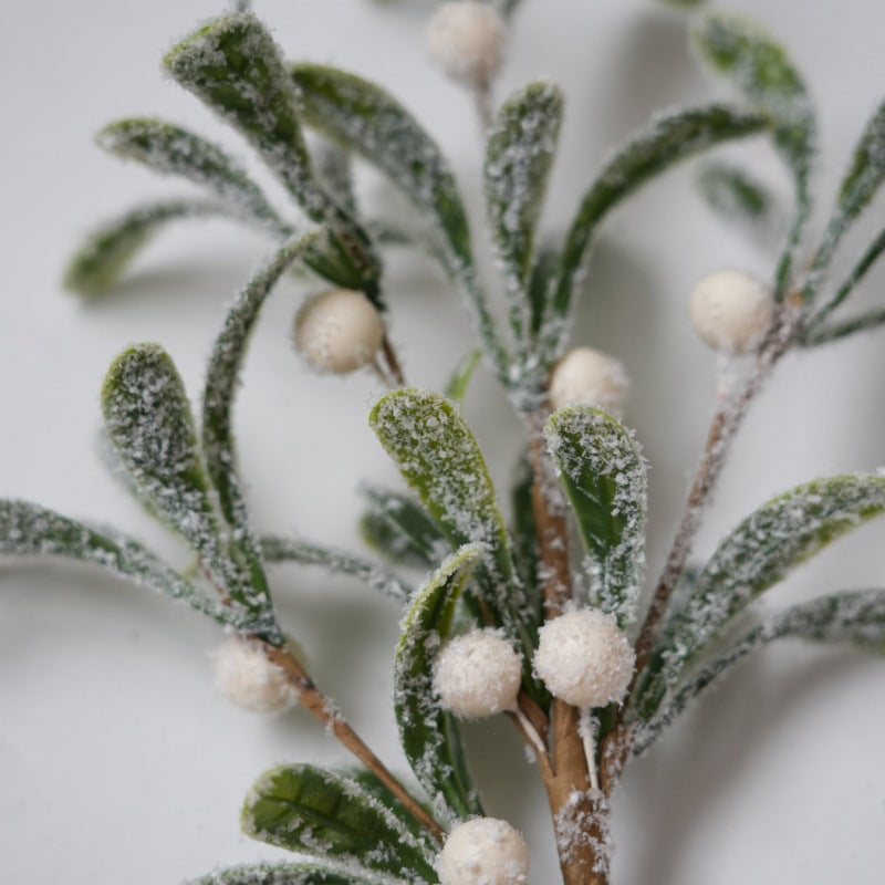 Artificial Olive Branch, 13" Single Stem, Plastic, Holiday & Wedding Decor, Indoor Use, Nordic & Wabi-Sabi Style