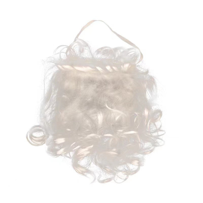 Bulk Santa Beard White Fake Beard Costume Accessories for Xmas Party Boys Girls Adults Cosplay Santa Claus Ornament Wholesale