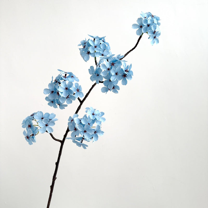 36" Artificial Pear Blossom Bush with 6 Blooms, Silk-Like Faux Flowers for Weddings, Home Decor, and Events